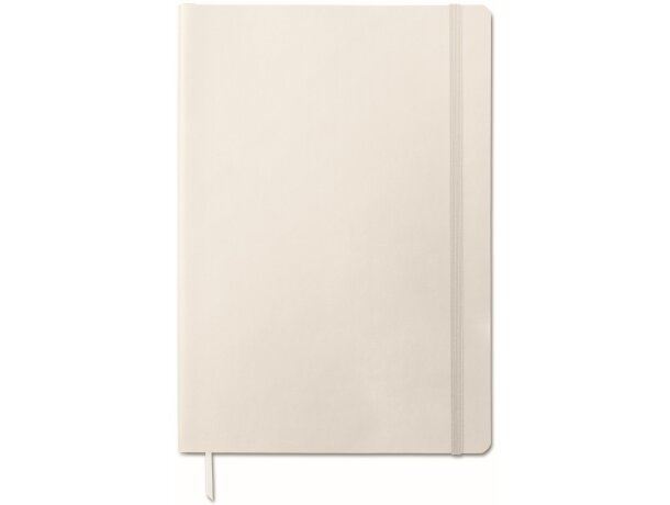 Libreta a5 de polipiel pu (tapa blanda) blanco barato