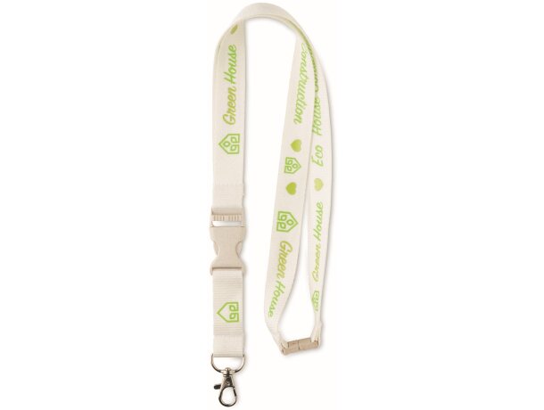 Lanyard de bambú con hebilla