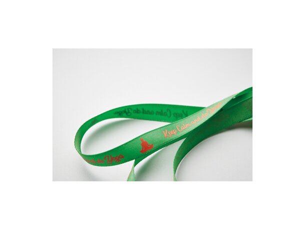 Satin lanyard naranja