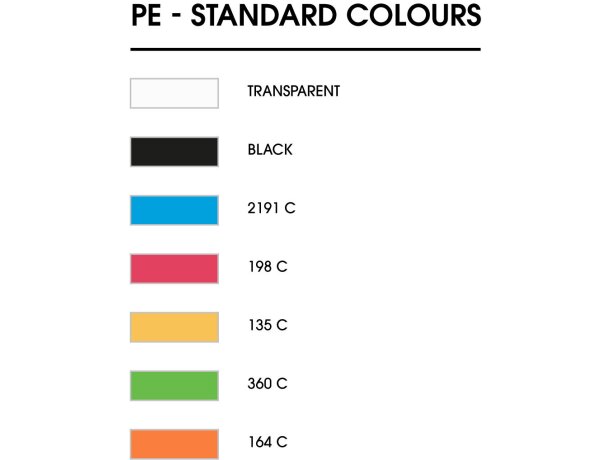 Poncho más grueso adecuado para impresiones de logos multicolor (0,025 mm) barato