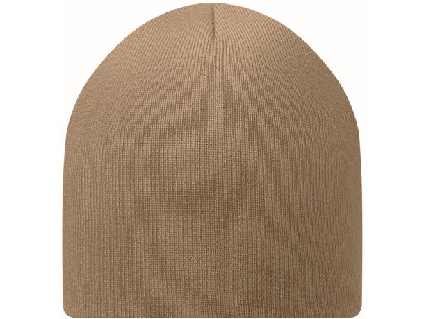 Gorro de doble capa beige barata