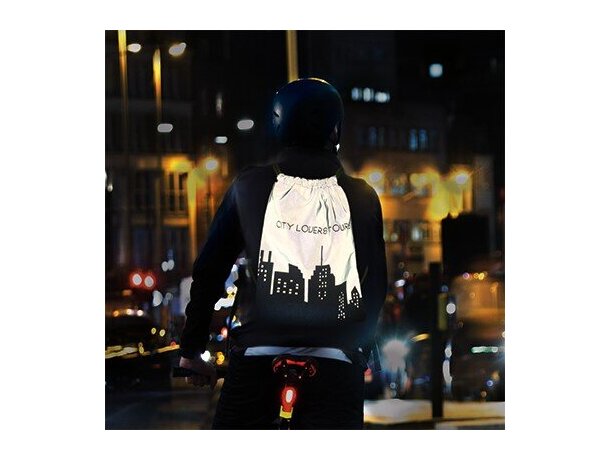Bolsa de seguridad con cordón reflectante