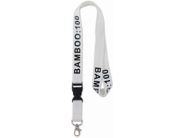 Lanyard de bambú con hebilla