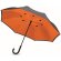 23 paraguas anti viento cierre al revés naranja barata