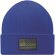 Gorro de doble capa con vuelta azul royal