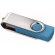 USB giratorio personalizado y económico Techmate azul claro