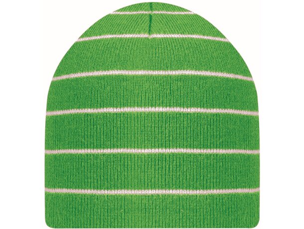 Gorro de doble capa con rayas de colores para empresas