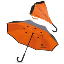 Paraguas corporativo Holbeach con cierre reversible