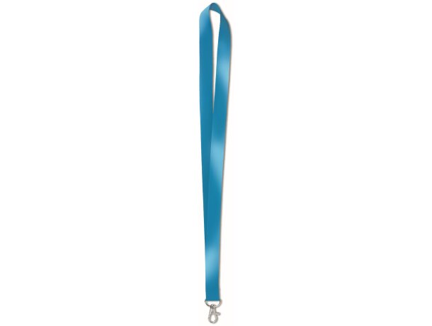 Lanyard sublimación. azul royal merchandising