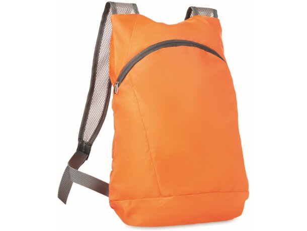 Mochila plegable naranja economico