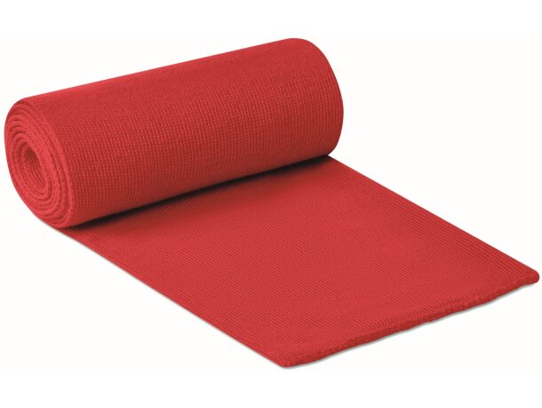 Bufanda de una sola capa (tamaño para adultos) rojo