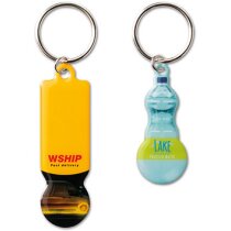 Llaveros moneda carros personalizados aluminio barnizado