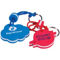 Llaveros flotantes baratos con anillo partido eva