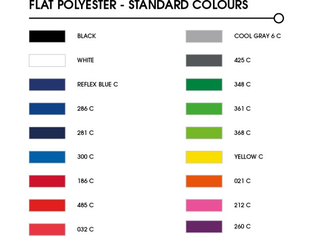 Poliéster plano