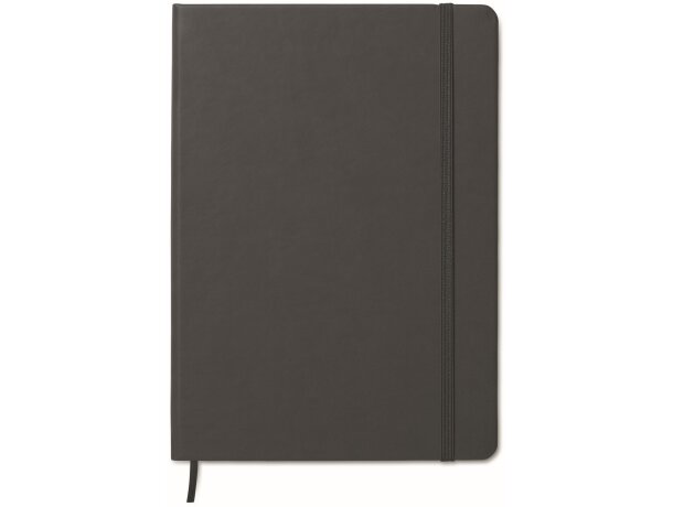 Libreta a5 de polipiel pu (tapa dura) gris oscuro barato