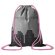 Bolsa de seguridad con cordón reflectante fúcsia fluorescente