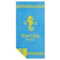 Toalla playa algodón jacquard reversible Gizo