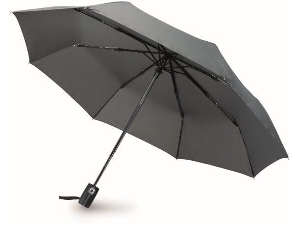 21 paraguas plegable a 3 tiempos calidad premiummu2004 gris