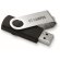 USB giratorio personalizado y económico Techmate negro