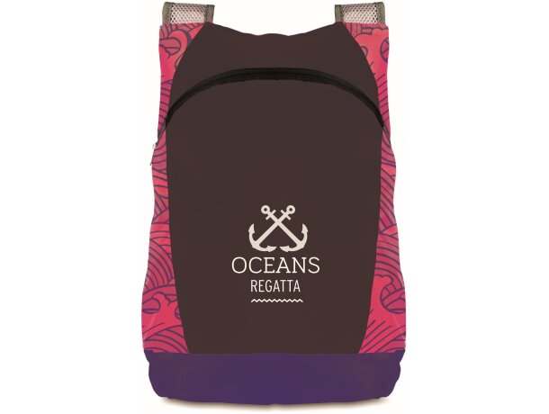 Mochila plegable lila economico