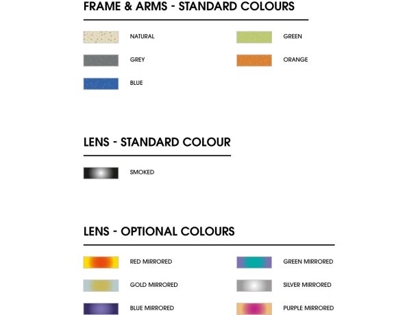 Gafas de sol de paja de trigo/pp completamente personalizadas