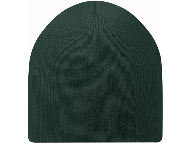 Gorro de doble capa verde merchandising