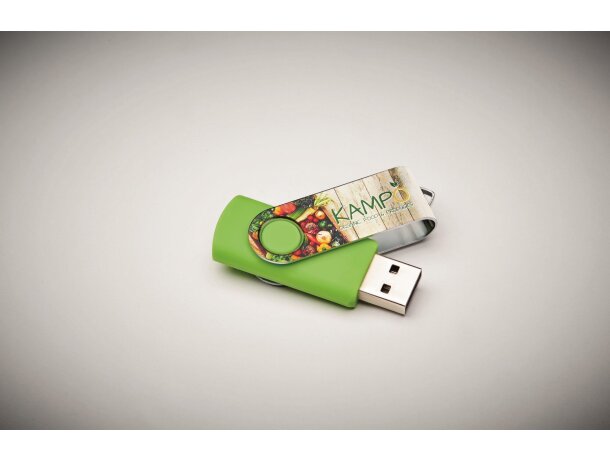 USB giratorio personalizado y económico Techmate