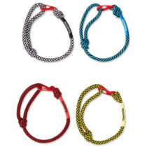 Pulsera Khonj cordón poliéster bicolor ajustable