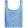 Bolsa de compra plegable con bolsillo interior plateado economico