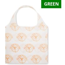 Bolsa compra plegable RPET sostenible publicidad