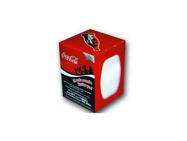 Servilletero de cartón de fabricación especial con 100 servilletas personalizada Servilletero de cartón de fabricación especial con 100 servilletas personalizada