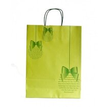 Bolsa de papel ecológico con diseño de Navidad personalizada Bolsa de papel ecológico con diseño de Navidad personalizada