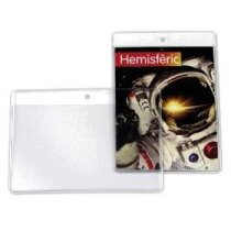 Porta credenciales Bethelsdorp en polipiel negra PU