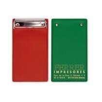 Tablilla comandas con clip personalizado y logo