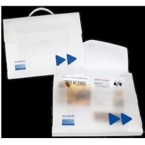 Maletín de plástico con asa y cierre de lengüeta personalizado Maletín de plástico con asa y cierre de lengüeta personalizado