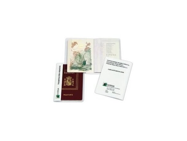 Funda para pasaporte en vinilo personalizada