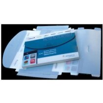 Funda documentación plástico automontable cierre con lengueta
