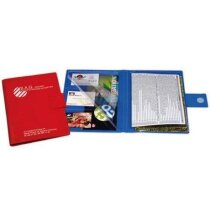 Tarjetero apaisado Gaffney en vinilo duradero