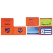 Tarjetero Hamamatsu vinilo mate personalizable