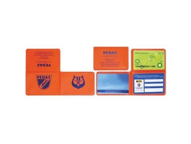 Funda para tarjetas en forma L personalizada Funda para tarjetas en forma L personalizada