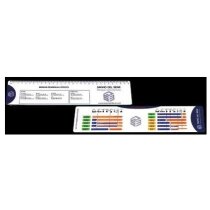 Regla Ninomiya 30 cm polipropileno full color