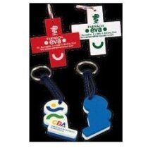 Llaveros flotantes personalizados cuadrados con doble grosor eva