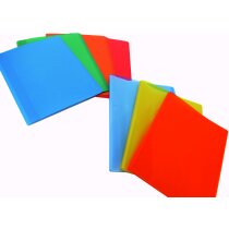 Carpeta flexible con 10 fundas en color Carpeta flexible con 10 fundas en color