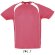 camiseta tecnica manga corta unisex sols 135 gr sols personalizada coral fluor fucsia