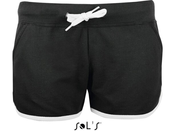 Pantalón corto de mujer Juicy de Sols Sols negro