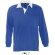 polo de rugby en manga larga colores lisos sols personalizado azul royal