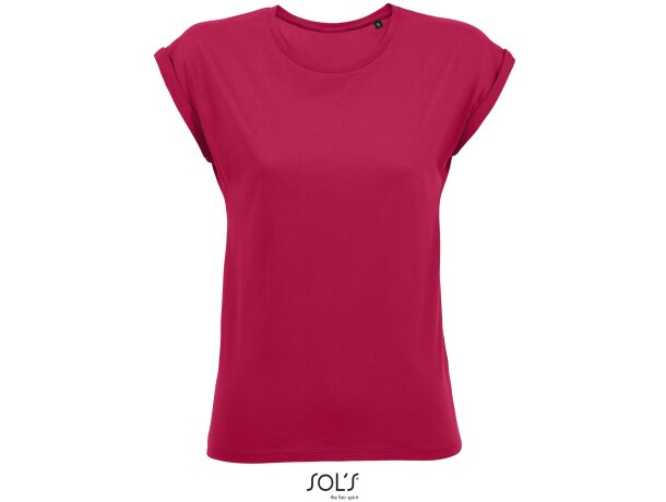 Camiseta entallada de mujer cuello redondo sols merchandising