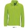 Chaqueta polar cremallera y bolsillos Sols personalizada verde claro