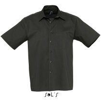 Camisa de hombre manga corta Sols negra Camisa de hombre manga corta Sols negra