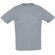 Camiseta unisex mangas raglan Sporty de 135 gr gris puro